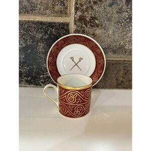 The Tower Of London Teacup And Saucer Set "Sword Of Justice" English Fine Bone C